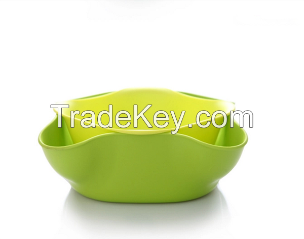 High-end Plastic Double Fruit Dish