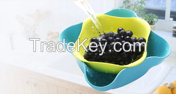 High-end Plastic Double Fruit Dish