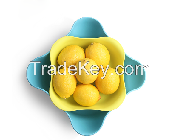 High-end Plastic Double Fruit Dish