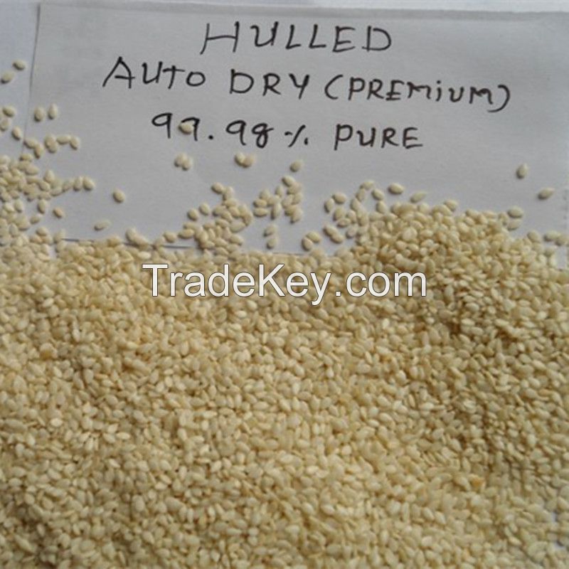 hulled sesame seed of different purity