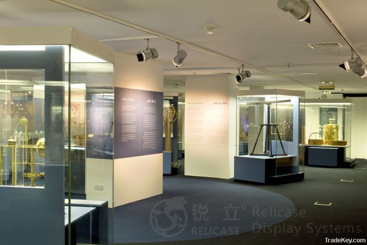 Five sided glass case system