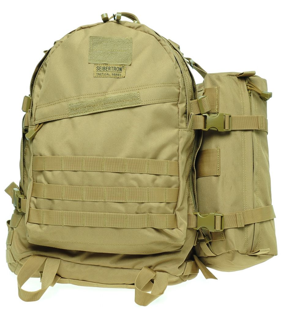 Seibertron Ultra Light 3-Day Assault Pack AND Bottle Holder MultiCam