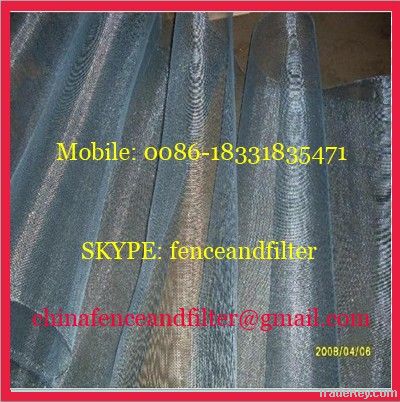 Blue color galvanized window screen