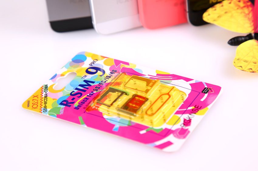 R-SIM mini Unlock  iPhone 5,5C,5S,4S  sim card rsim mini gold RGKNSE