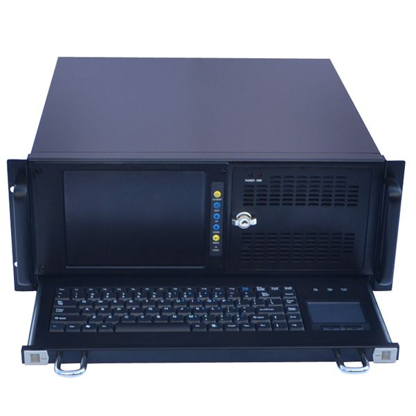 Good quality 4U With Keyboard and LCD Display Industrial All In One Workstations