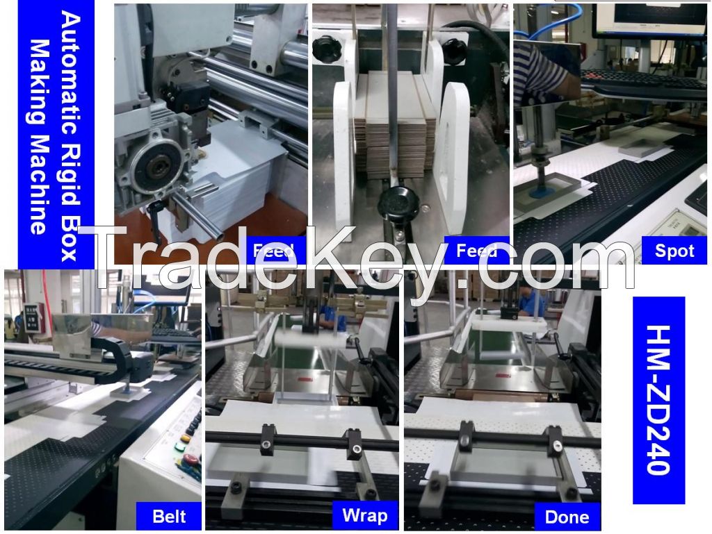 HM-ZD240 Automatic Paper Set-up Box Making Machine