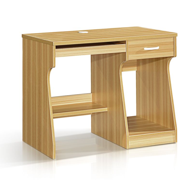 High Computer Table with Bookcase