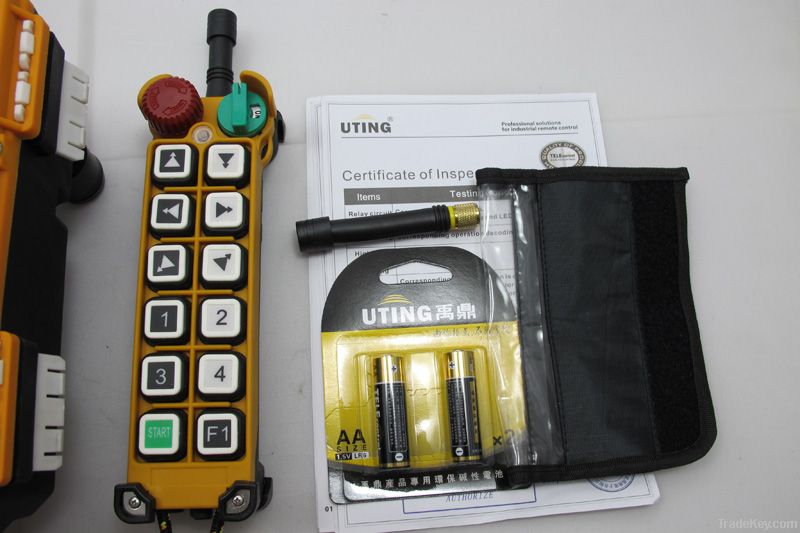 Industrial wireless crane remote control