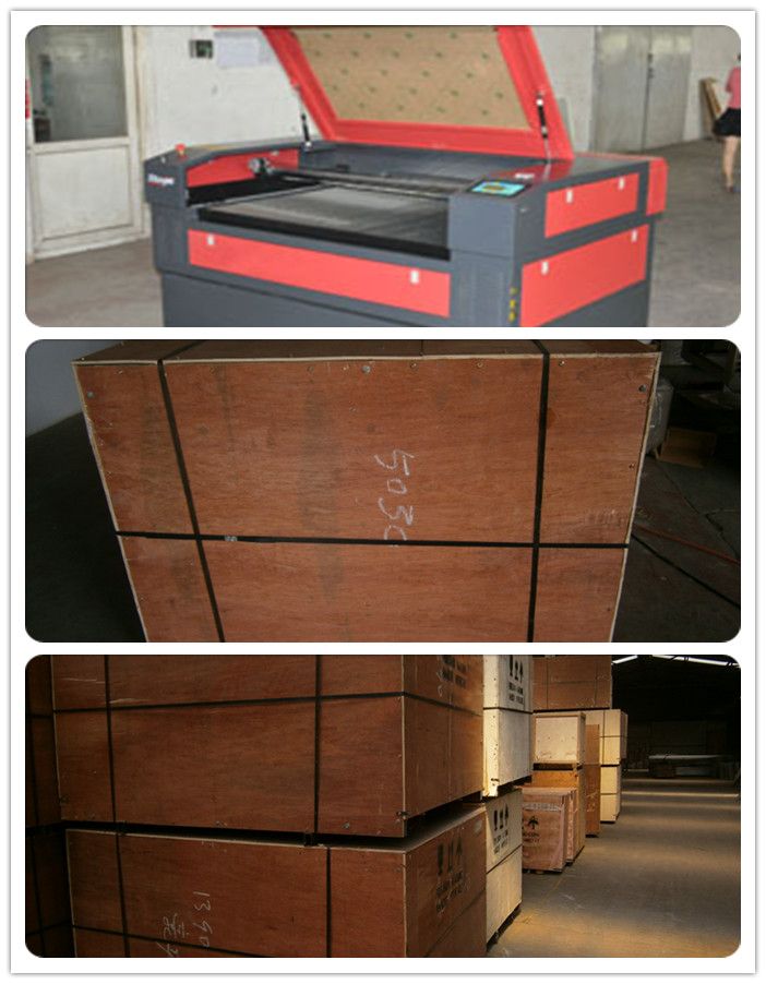 100W co2 leather laser cutter  