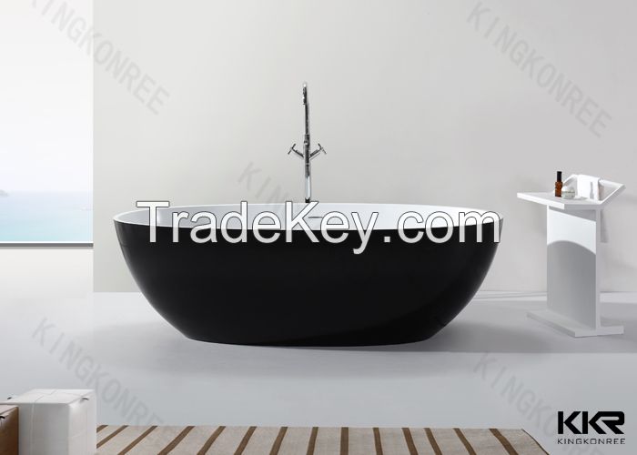 Hot selling solid surface Resin house hold bathtub