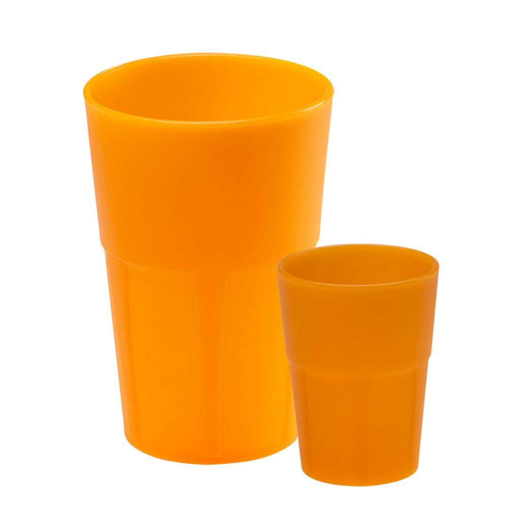 Italian Plastic Cocktail and Shot glasses