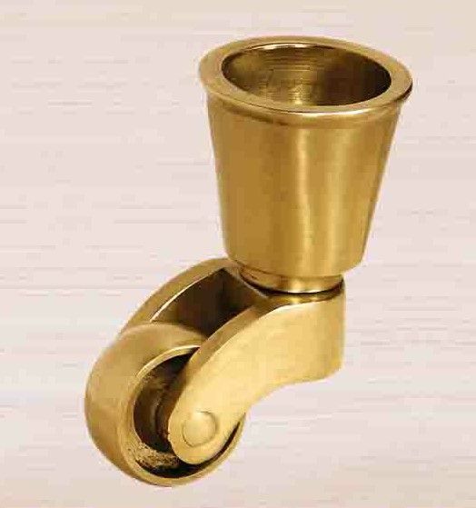 elegant design furniture brass castors with international standard for cabinet