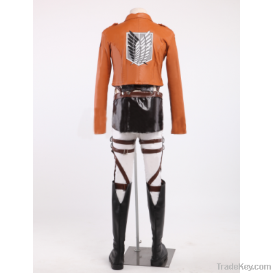 Attack on Titan the Recon Corps Uniform Outfits Cosplay Costume