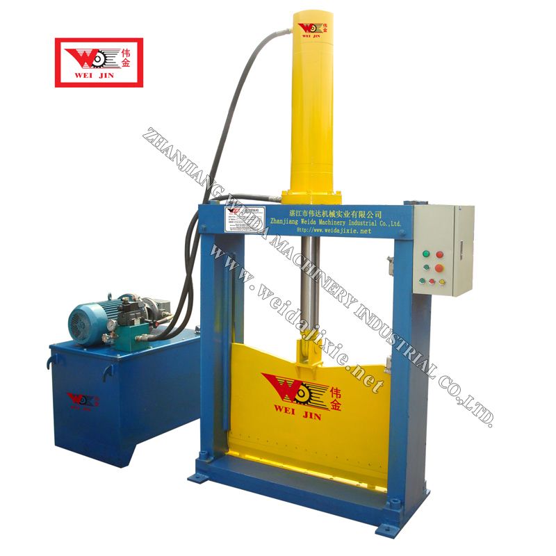 Hydraulic natural crumb rubber Cutting-off machine