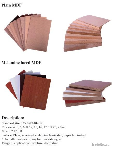 MDF plane MDF board wood