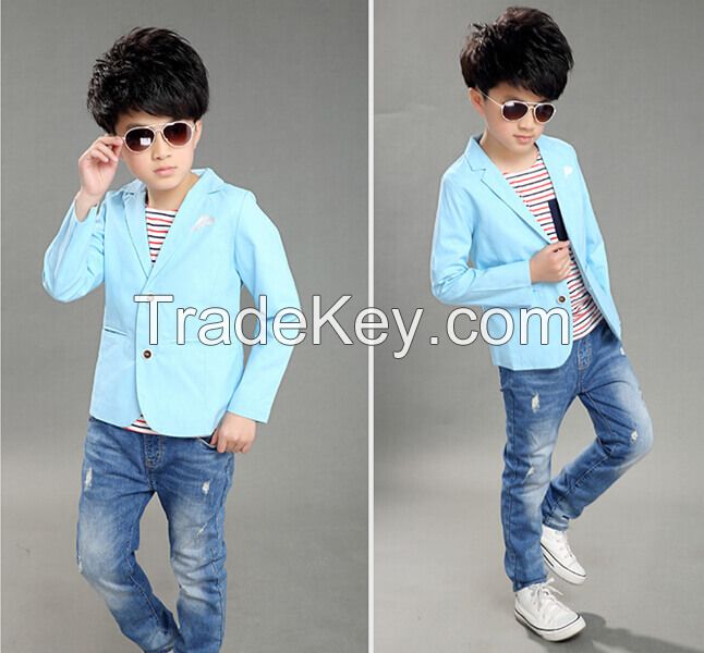 Summer Coat for Boys in Blue