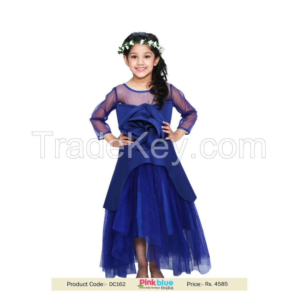 Floor Length Flower Girl Wedding Dress for Juniors