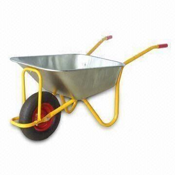 Galvanized Tray Wheelbarrow 