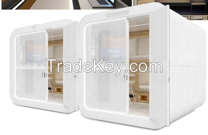 capsule Cabin Adults Bed Capsule New Modern Hotel Bed Hotel Furniture Bunk Bed Design Wholesale Wood capsule hotel sleeping pod