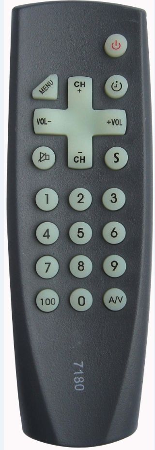 TV remote control 7180