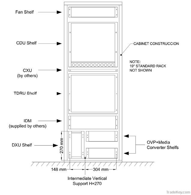 Tower Installed Outdoor Telecom Cabinet