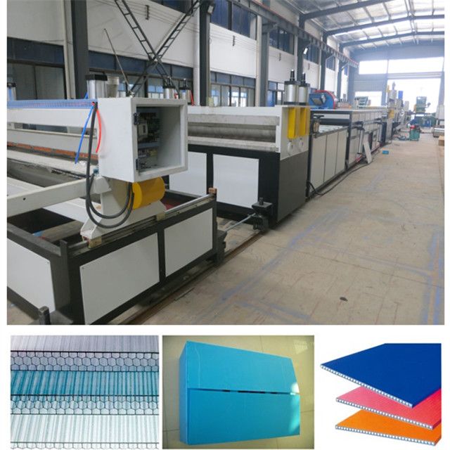 PP PE PC hollow sheet production making machine