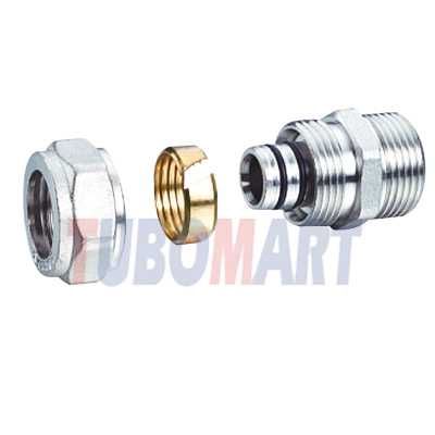 Screw fittings for PEX-AL-PEX(Multilayer) Pipe