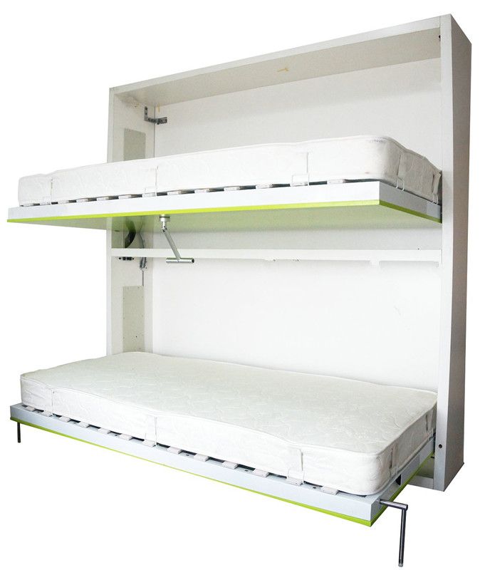 Double Space Saving Bunk Wall Bed