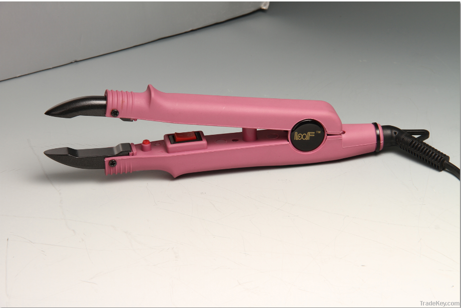 Hair extension iron