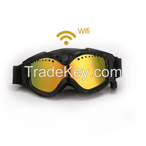 HD 1080P WIFI sports camera HD Camera Skiing Goggles