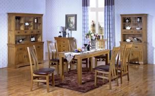 Dining Room Sets Solid Oke Antique 