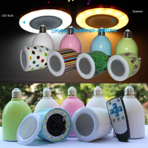 Led Melody Bluetooth Speaker Bulb Lighting Bluetooth Speaker