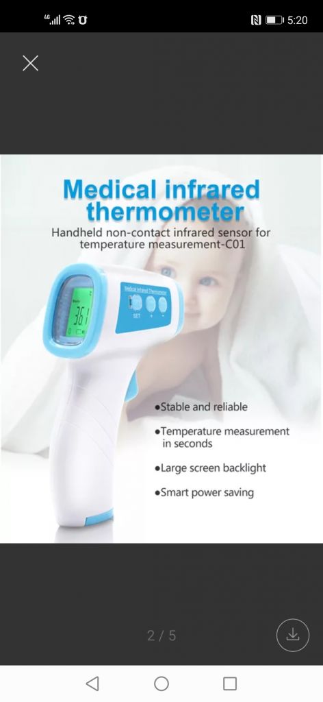 Medical infrared thermometer