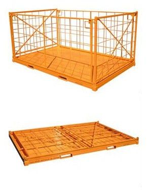 Heavy duty stainless steel box pallet container