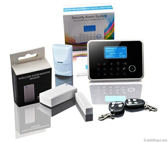 Spanish/French/Russian/English GSM Wireless Intruder Burglar alarm