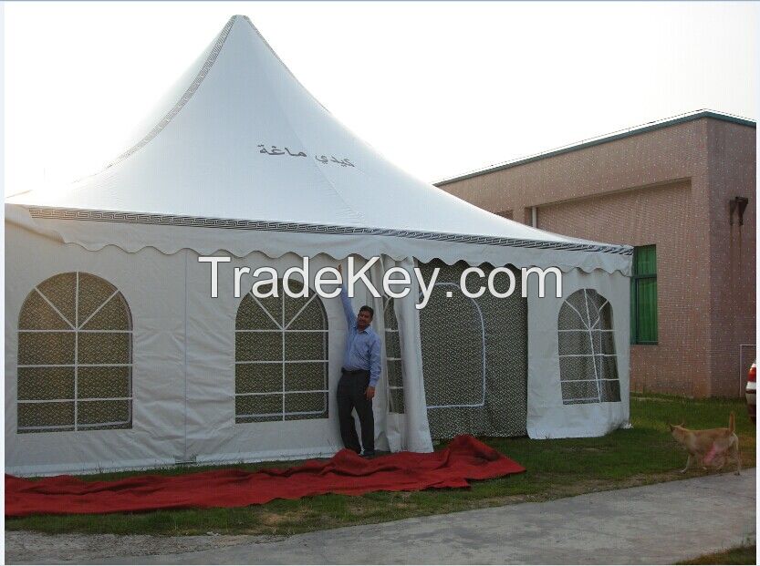 Huge pagoda tent