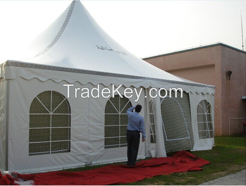 Huge pagoda tent