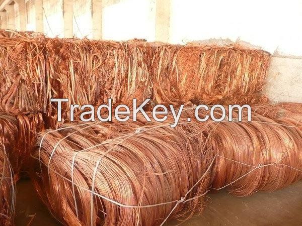 Scrap Copper Wire / 99.99% purity scrap copper wire