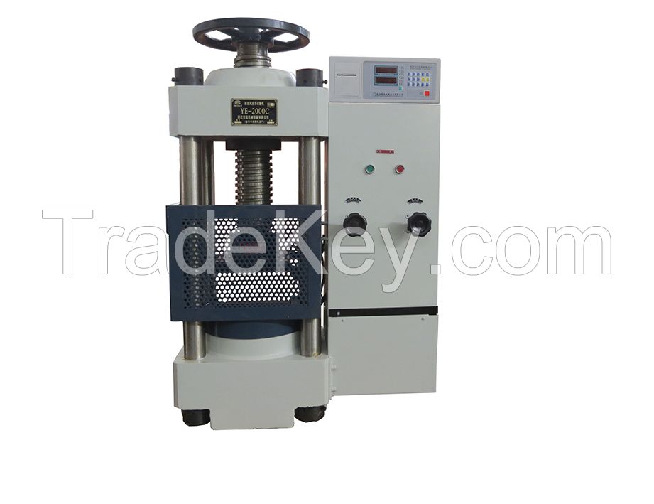 Digital compression testing machine