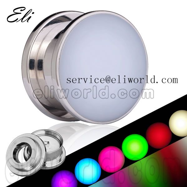 LED Plugs Ear Piercing Jewelry