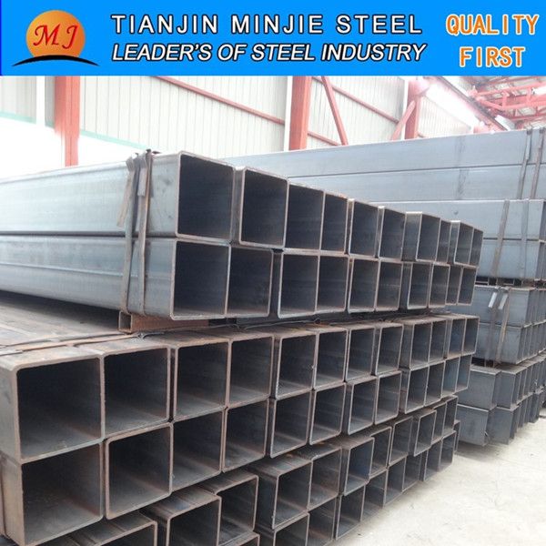 Black Square Hollow Section Sqaure Steel Tube