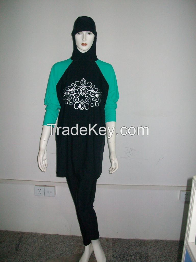 islamic girl swimwear full cloth swimwear