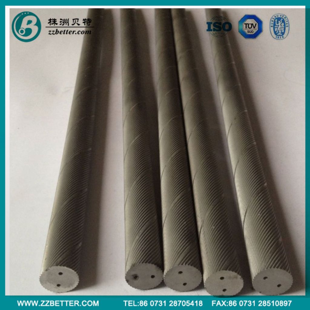 HIP sintered extruded solid tungsten carbide rods / round bars