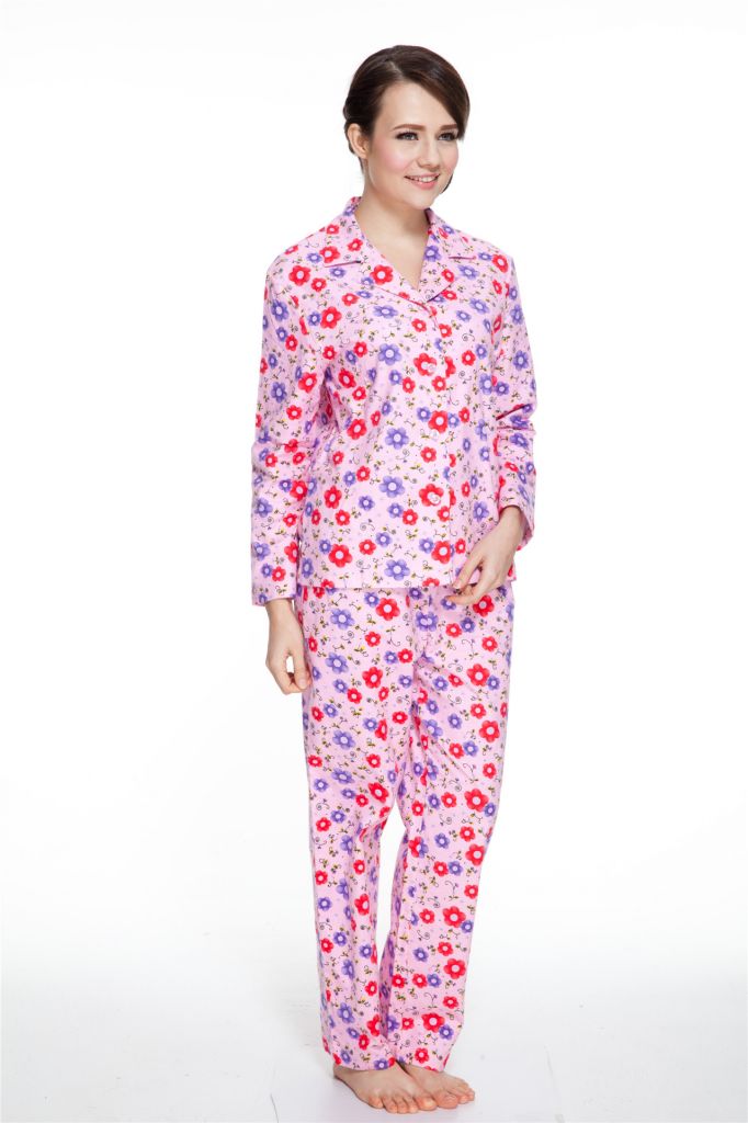 Ladies Cotton Floral Pajama