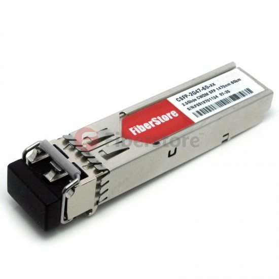 2.5Gbps 1470~1610nm CWDM SFP 60km Single-Mode Optical Transceiver