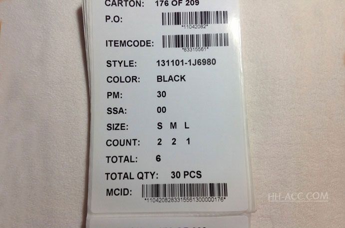 Barcode Self-adhesive Label