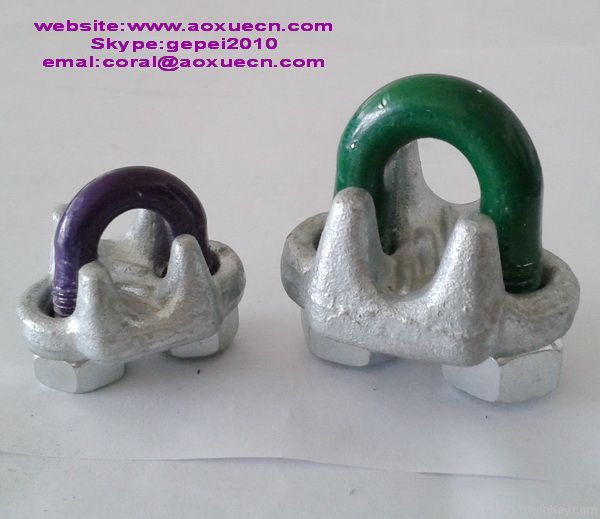 hot sale wire rope clips, crane rigging clips, fastener cable clips