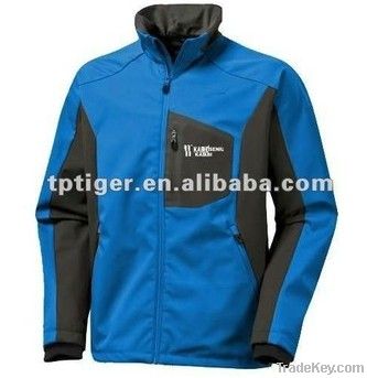 2014 Stand Collar Softshell Jacket Men Outdoor Wear