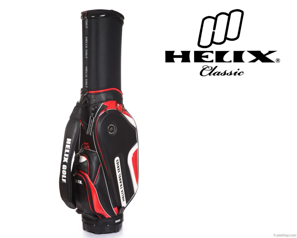 Helix PU Leather Golf Cart Bag