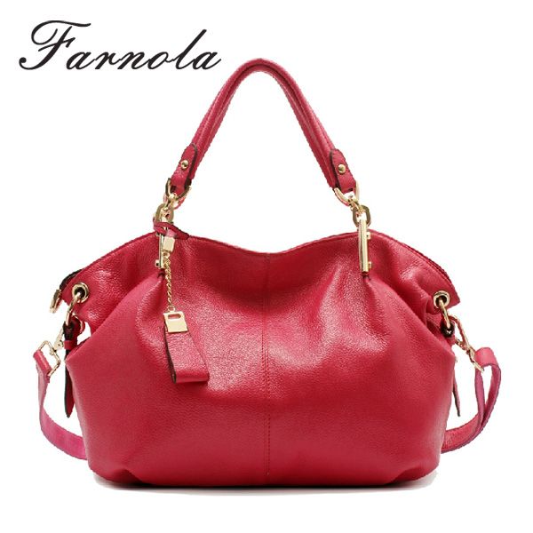 ladies genuine leather shoulder bag 